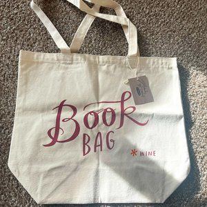 Book* (Wine) Canvas Tote Bag - Emily McDowell Studio